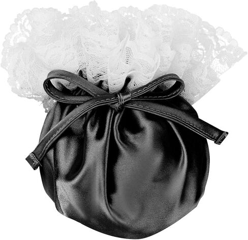 Manyakai Men's Floral Lace Sissy Lingerie C-Strings Drawstring Bulge Pouch Satin Mini Briefs Underwear in Saudi Arabia