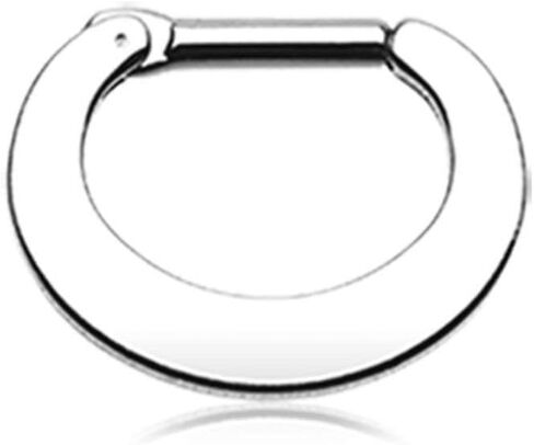 Covet Jewelry Basic Steel Loop Septum Clicker in Saudi Arabia