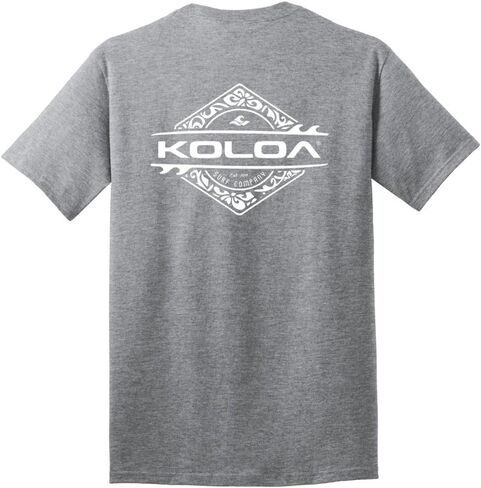Koloa Surf Diamond Thruster Surfboards Logo Cotton T-Shirts in Reg, Big and Tall in Saudi Arabia