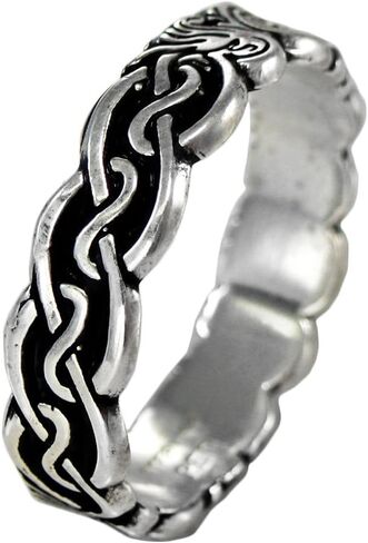 Sterling Silver Celtic knot Pentacle Banshee Guardian Ring Jewelry (Size 4-12) in Kuwait