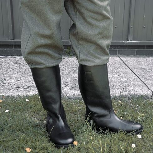 Post-War German Wachbataillon Military Jack Boots in Kuwait