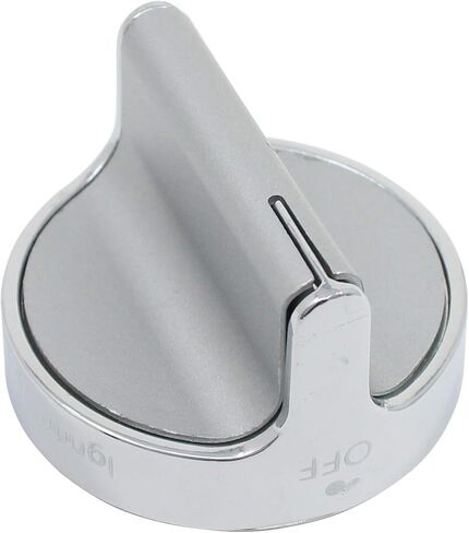 W10594481 Range Knob Replacement for Whirlpool WCG97US6DS00 - Compatible with WPW10594481 Stainless Steel Cooker Burner Control Knob in Saudi Arabia