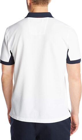 Nautica Men's Classic Fit Short Sleeve Performance Pique Polo Shirt in Kuwait
