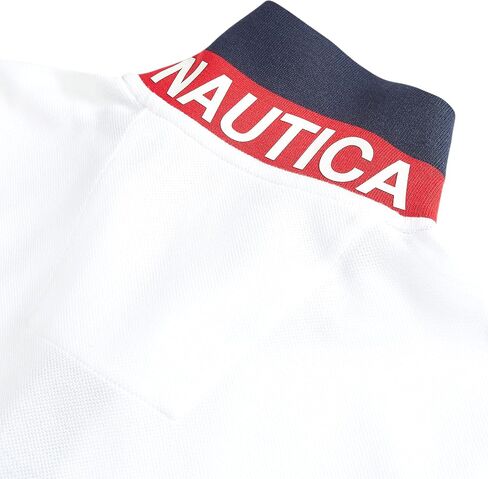 Nautica Men's Classic Fit Short Sleeve Performance Pique Polo Shirt in Kuwait