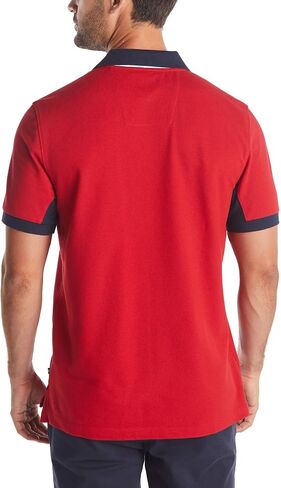 Nautica Men's Classic Fit Short Sleeve Performance Pique Polo Shirt in Saudi Arabia