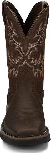 Justin Men's Driller Western Work Boot Soft Toe Tan 11.5 EE in Kuwait