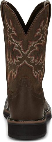 Justin Men's Driller Western Work Boot Soft Toe Tan 11.5 EE in Kuwait