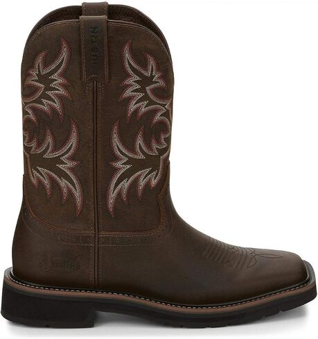 Justin Men's Driller Western Work Boot Soft Toe Tan 11.5 EE in Kuwait