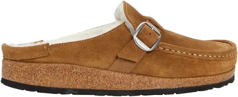 Birkenstock Unisex Buckley Shearling Suede Tea Sandals 8 W / 6 M US in Saudi Arabia