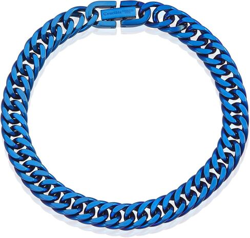 West Coast Jewelry | Crucible Polished Stainless Steel Curb Chain Bracelet (8mm) - 8.25" in Kuwait
