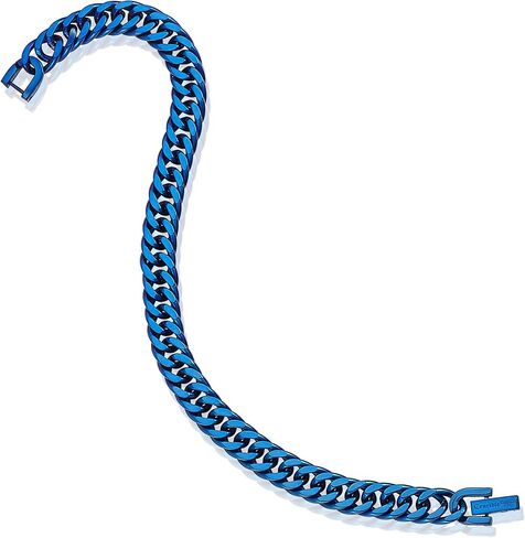 West Coast Jewelry | Crucible Polished Stainless Steel Curb Chain Bracelet (8mm) - 8.25" in Kuwait