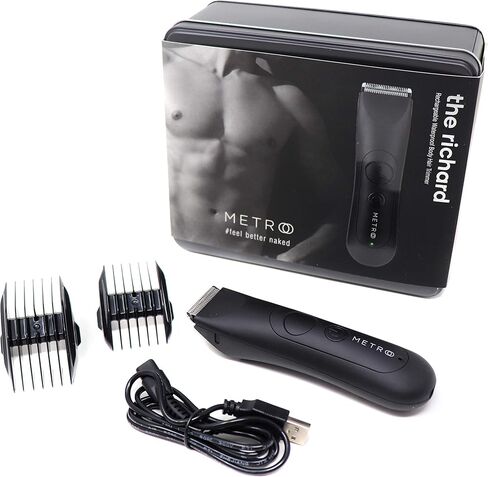 Metro Electric Beard Trimmer for Men | USB Rechargeable Body Hair Shaver | Waterproof Electric Razor in Saudi Arabia