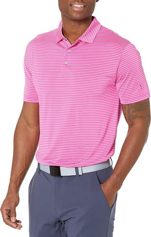 PGA TOUR Men's Feeder Stripe Short Sleeve Golf Polo Shirt in Kuwait