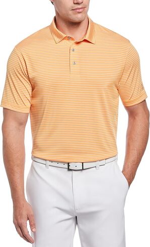 PGA TOUR Men's Feeder Stripe Short Sleeve Golf Polo Shirt in Kuwait