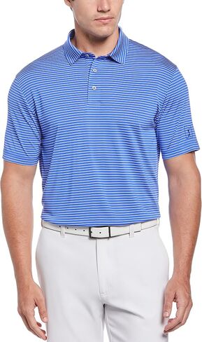 PGA TOUR Men's Feeder Stripe Short Sleeve Golf Polo Shirt in Kuwait