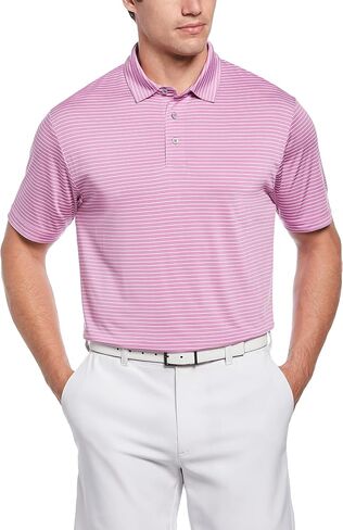 PGA TOUR Men's Feeder Stripe Short Sleeve Golf Polo Shirt in Kuwait