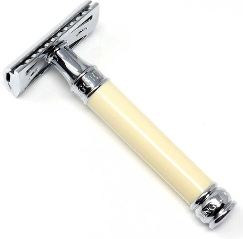 Edwin Jagger DE87 Imitation Ivory DE Safety Razor (Closed Comb) in Saudi Arabia