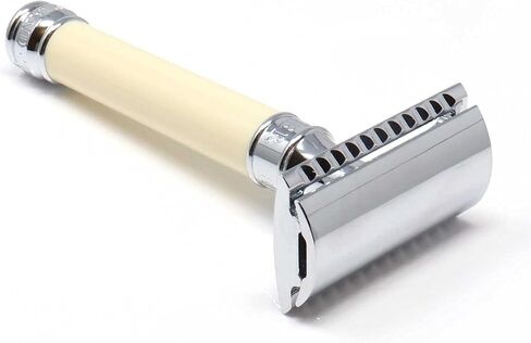 Edwin Jagger DE87 Imitation Ivory DE Safety Razor (Closed Comb) in Saudi Arabia