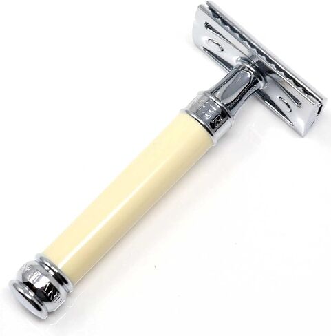 Edwin Jagger DE87 Imitation Ivory DE Safety Razor (Closed Comb) in Saudi Arabia