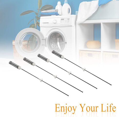 قضيب تعليق DC97-16350C لغسالات سامسونج - 25.6 بوصة | 4 عبوات - استبدال بالضبط DC97-16350E DC97-05280H/K/X، DC97-16350J/K/S/T/U، DC97-05280W PS4276369، WA5451ANW WA45H7000AW.etc in Saudi Arabia