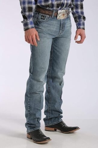 Cinch Men's Tall Size Black Label 2.0, Medium Blue, 33x38 in Kuwait