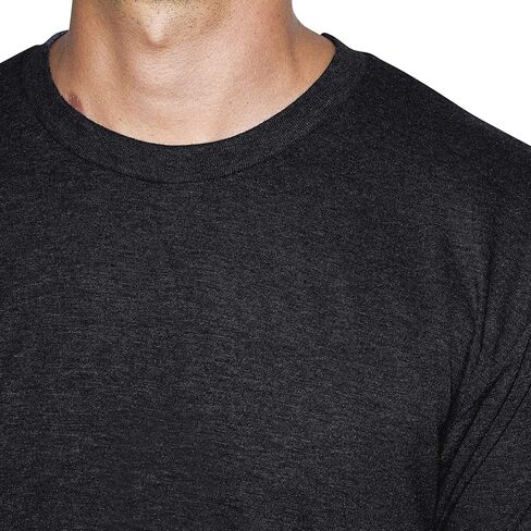 American Apparel Tri-Blend Crewneck Track Short Sleeve T-Shirt-USA Collection in Kuwait