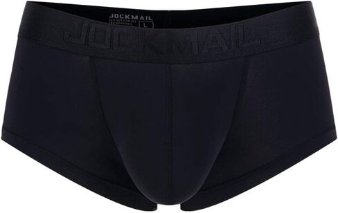 JOCKMAIL 4PCS/Packs Ice Silk Men Underwear Men Boxers Solid Convex Men Underpants Short Panties Male Boxers in Saudi Arabia