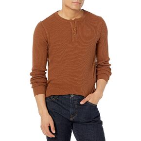 Lucky Brand Men's Long Sleeve Cotton Thermal Henley in Saudi Arabia