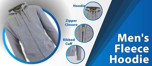 Men's Fleece Hoodie (Multi Packs Available) in Saudi Arabia
