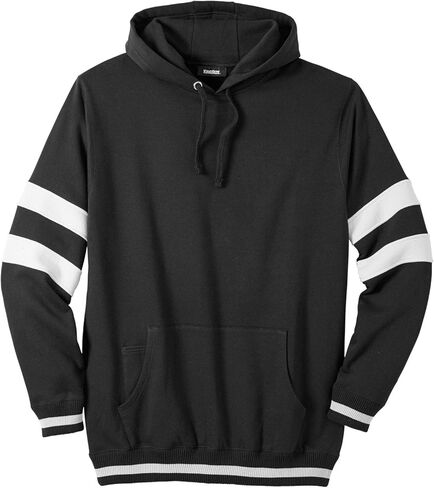KingSize Men's Big & Tall Coaches Collection Colorblocked Pullover Hoodie in Saudi Arabia