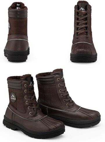 NORTIV 8 Men's Insulated Warm Winter Snow Boots in Saudi Arabia
