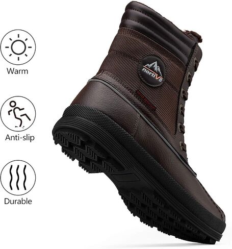 NORTIV 8 Men's Insulated Warm Winter Snow Boots in Saudi Arabia