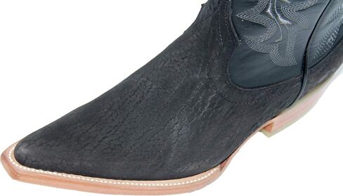 Western Shops Mens Leather Cowboy Boot Snip Toe Western Leather Boot in Kuwait