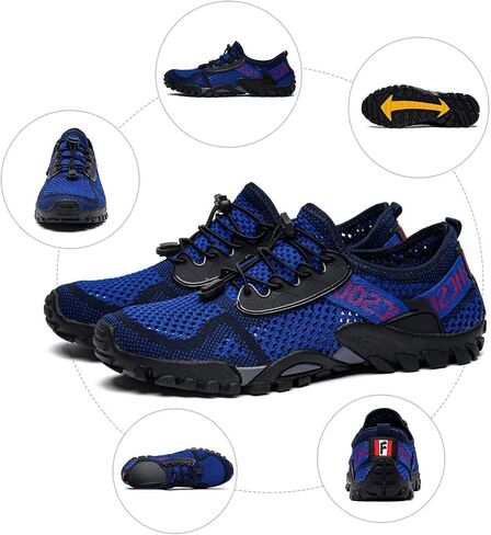 SOBASO Water Shoes Women Men Quick Drying Swim Beach Aqua Shoes for Water Sport Diving Hiking Sailing Travel in Saudi Arabia