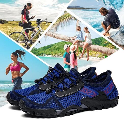 SOBASO Water Shoes Women Men Quick Drying Swim Beach Aqua Shoes for Water Sport Diving Hiking Sailing Travel in Saudi Arabia