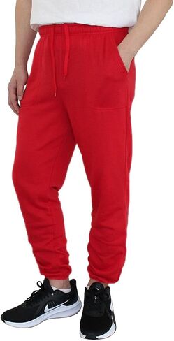 AIRNINE Men's Lightweight Fleece Joggers Sweatpants (S to 6XL) in Kuwait