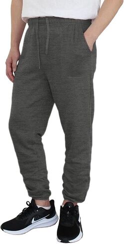 AIRNINE Men's Lightweight Fleece Joggers Sweatpants (S to 6XL) in Kuwait