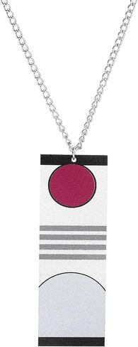 Demon Anime Slayer Necklace Tanjiro Kimetsu No Yaiba Metal Pendant, Cosplay for Women Men Demon Anime Jewelry in Kuwait