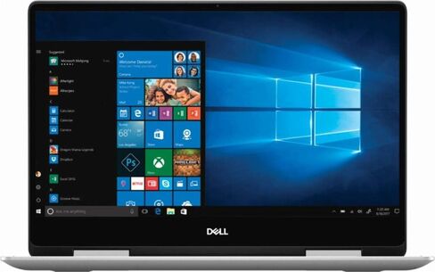 Dell Inspiron I7386-5038SLV-PUS 2-in-1 13.3in Touch-Screen Laptop - Intel Core i5 - 8GB Memory - 256GB Solid State Drive - Silver (Renewed) in Saudi Arabia