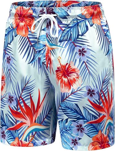 EUOW Men's Hawaiian Shirts and Shorts Set 2 Pieces Button Down Short Sleeve Beach Vacation Outfits in Kuwait