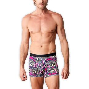 Charity SilkCut Button Fly Boxer Shorts, Soft & Breathable, Micro Modal Comfort Underpants, Blue in Saudi Arabia