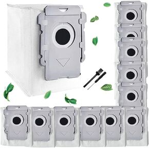 12 عبوة من أكياس المكنسة الكهربائية من Yieulas متوافقة مع Irobot Roomba i & s & j Series i3 i3+ i4 i4+ i6 i6 +i7 i7+ i8 i8+ j7 j7+ s9 s9+، أكياس بديلة للتخلص من الأوساخ من Irobot قابلة لإعادة الاستخدام in Kuwait