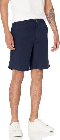 شورت رجالي من الكتان الأمامي المسطح الكلاسيكي من Amazon Essentials - 9" in Kuwait