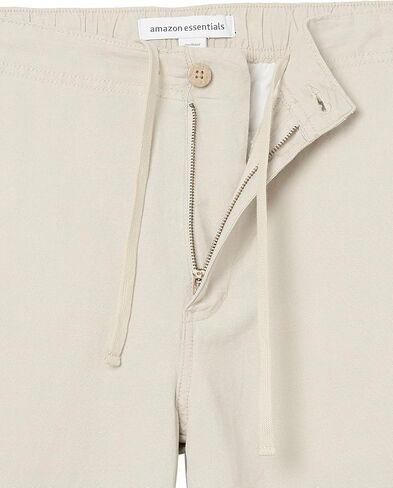 Amazon Essentials Men's Classic-Fit Flat-Front 9" Linen Short in Saudi Arabia