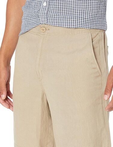Amazon Essentials Men's Classic-Fit Flat-Front 9" Linen Short in Saudi Arabia