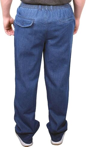 LD Sport Full Elastic Denim Pants- 541134 in Saudi Arabia