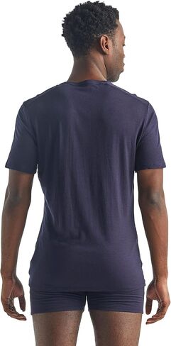 Icebreaker Merino Men's Anatomica Cold Weather Base Layer Thermal Short Sleeve Crewneck T-Shirt in Saudi Arabia