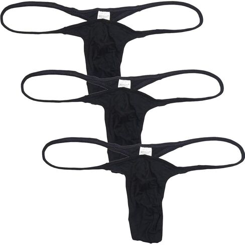 OROCOJUCO Men Modal Bulge Thong Underwear Male Slim Pouch T-back String Tangas in Saudi Arabia