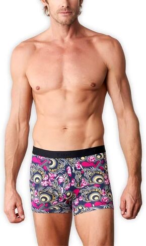 Charity SilkCut Button Fly Boxer Shorts, Soft & Breathable, Micro Modal Comfort Underpants, Blue in Saudi Arabia