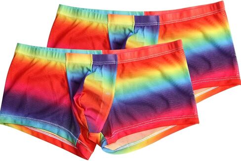 sandbank Men's Sexy Lingerie Breathable Mesh Transparent Boxer Brief Underwear in Saudi Arabia